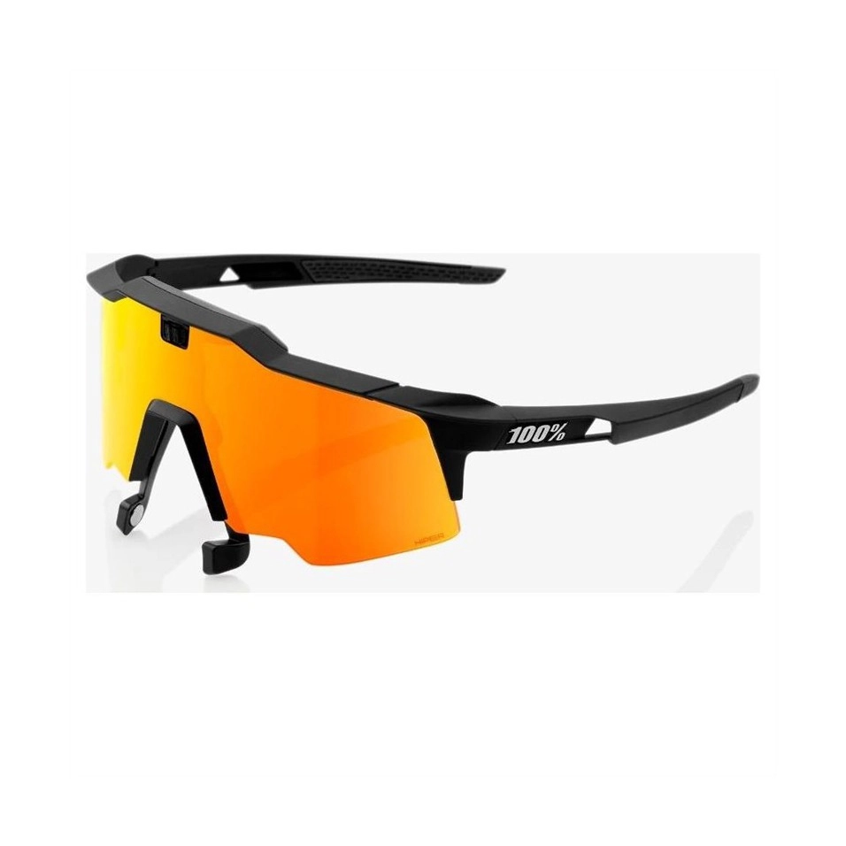 Gafas 100% Speedcraft Air Soft Tact Black (Espejo Rojo)
