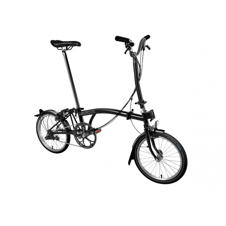 Bicicleta Brompton H6L P50 Black Edition Tija +6 C Line