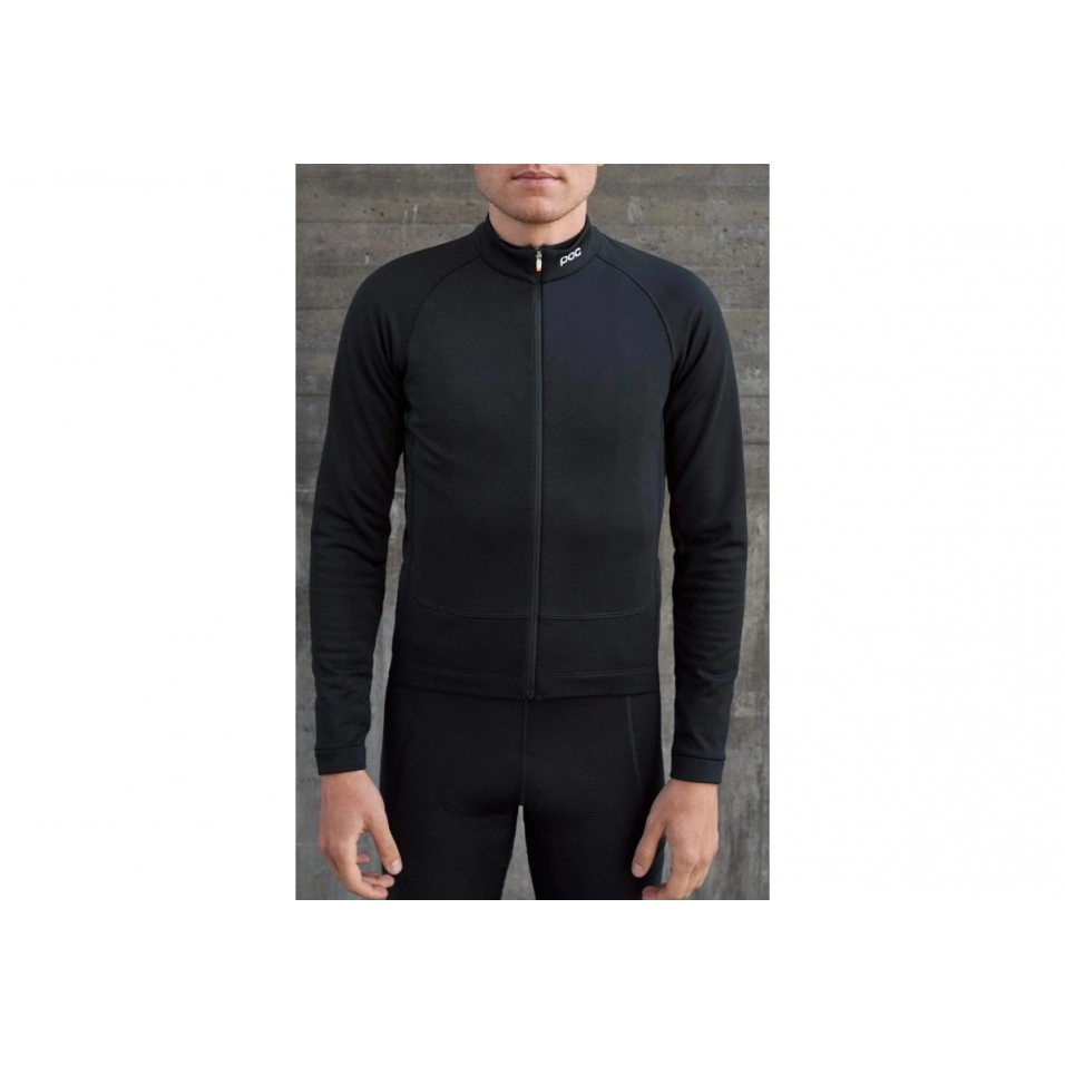 POC-PRO THERMAL JACKET URANIUM BLACK - Casaco bicicleta